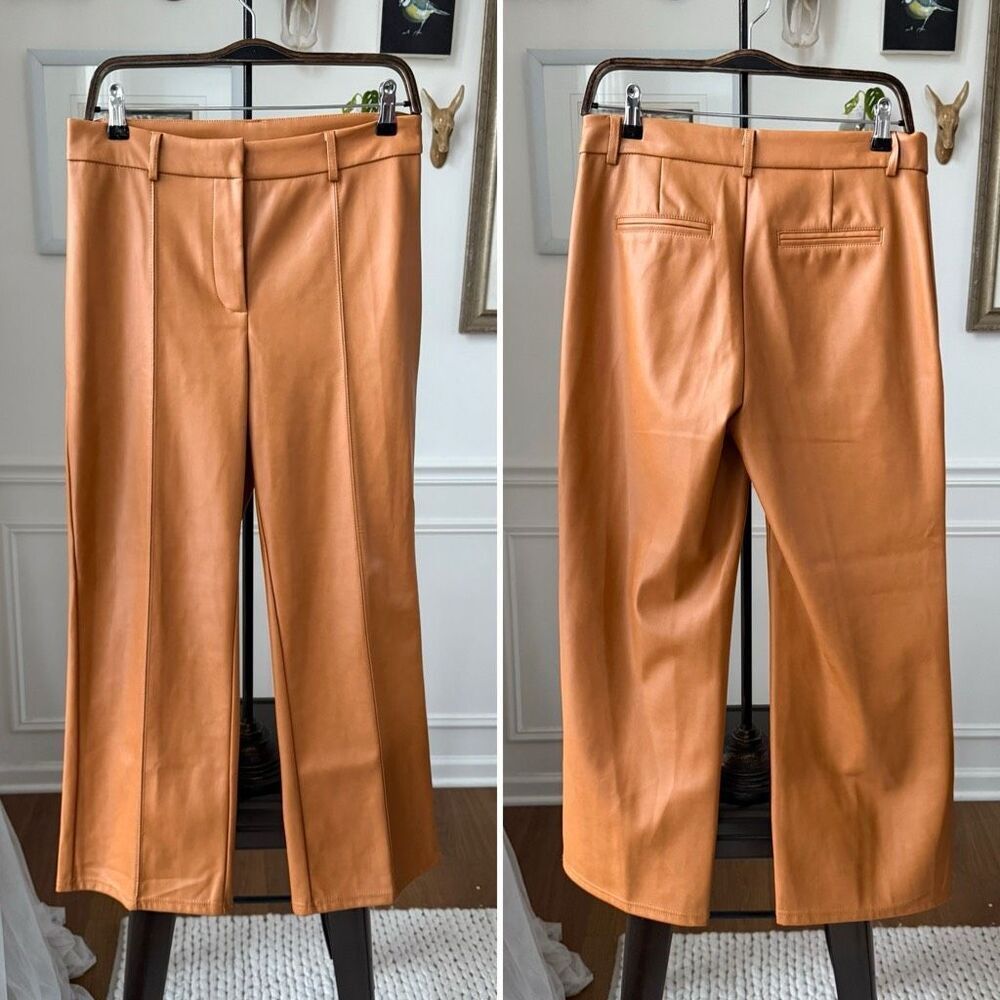 7FAM 7 For All Mankind Faux Leather Camel $268 M